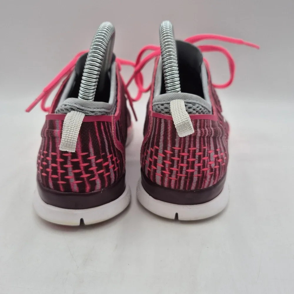 Nike Free 5.0 TR Fit 4 Shoes Womens Size 6.5 Pink Gray White Sneakers 629832-602